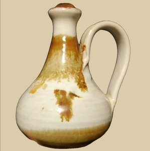 Vintage Americana Jack Hernig Small Pitcher Unique Stoneware Pottery Made In NC